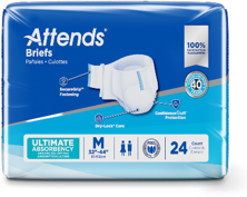 Attends DermaDry/Breathable Briefs-M