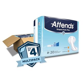 Attends Shaped Pads-Day Plus-24.5" (Box)