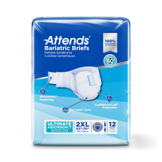 Attends DermaDry Bariatric Brief XXL