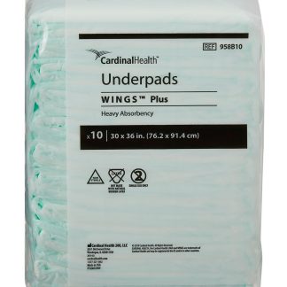 Cardinal Health Heavy With Wings Disposable Underpads-30"x36" (Box)